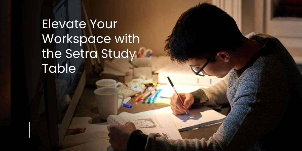 Elevate Your Workspace with the Setra Study Table