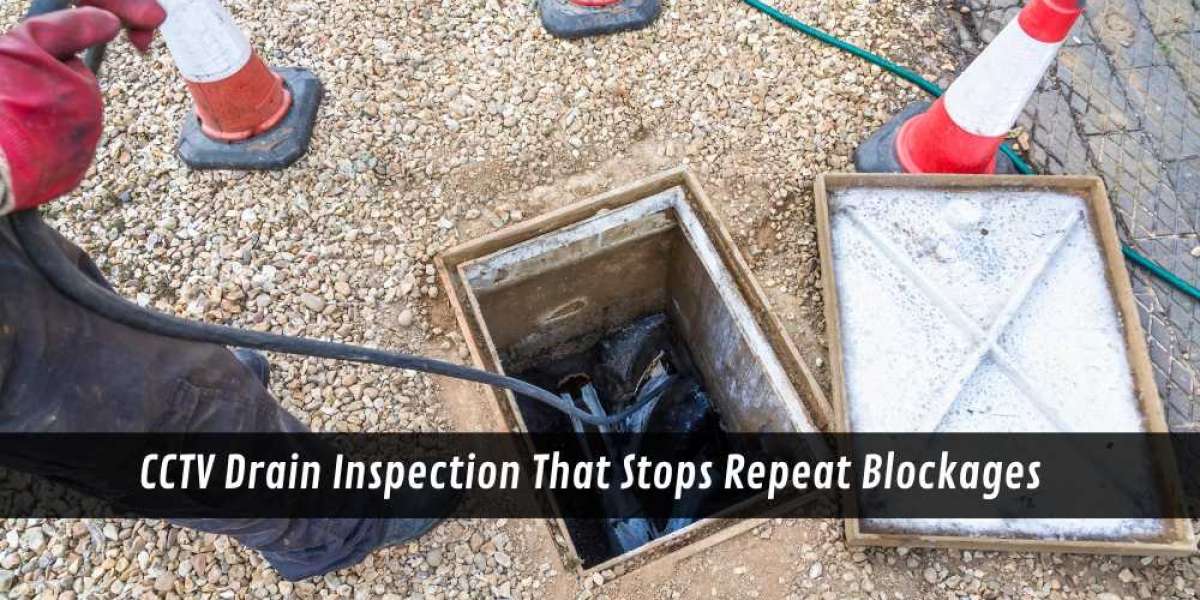 CCTV Drain Inspection That Stops Repeat Blockages