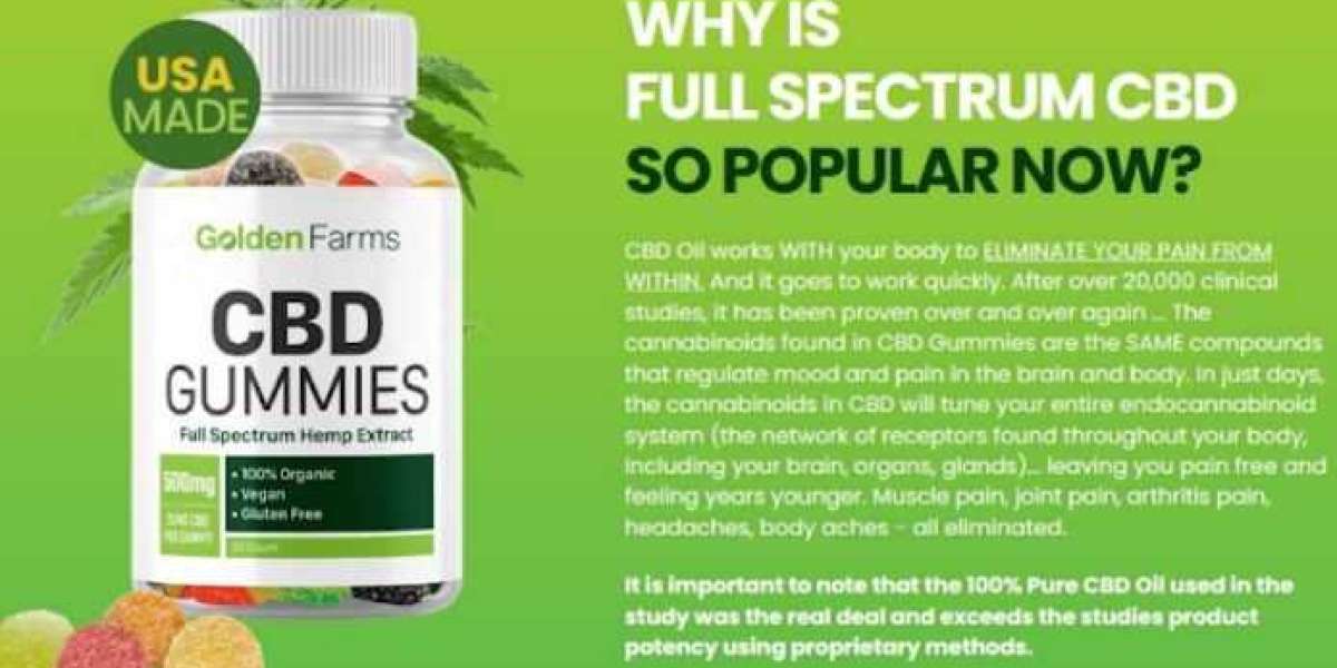 Golden Farms CBD Gummies Know its 100% Natural Ingredients, Pros-Cons and Cost!