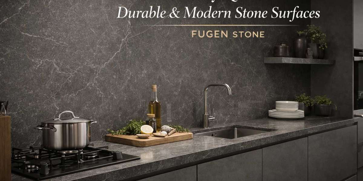 Dark Grey Quartz Slabs | Durable & Modern Stone Surfaces