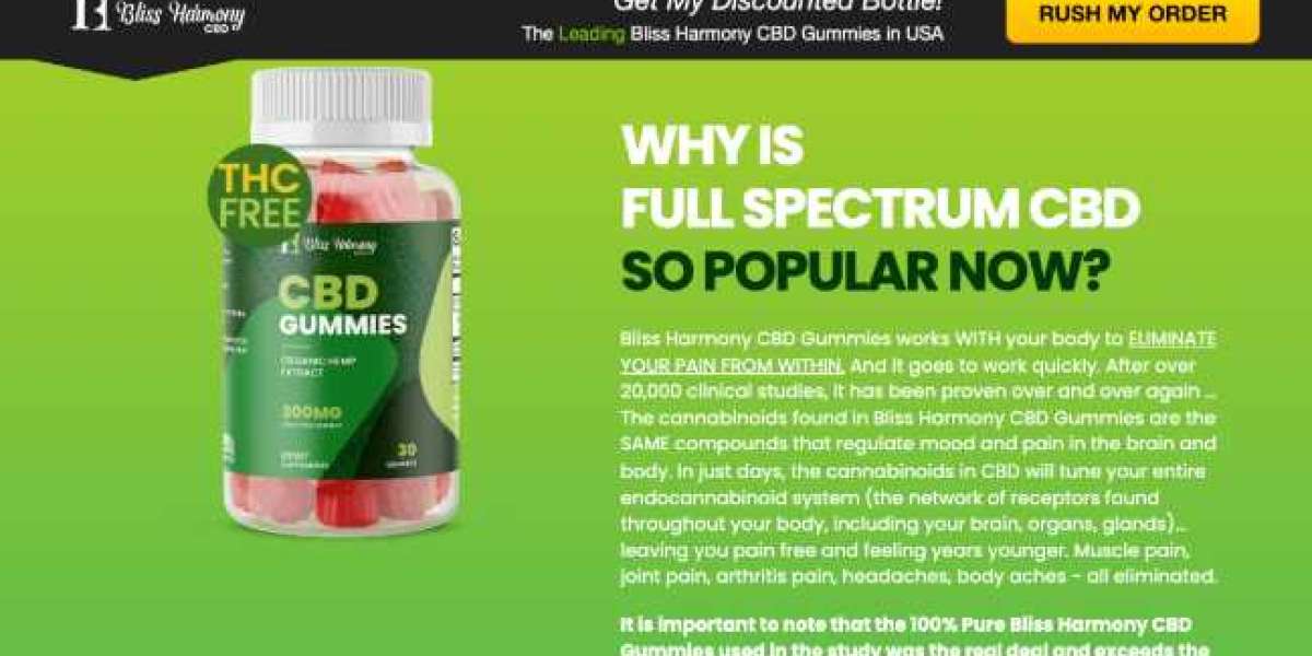 Bliss Harmony CBD Gummies Reviews USA: Benefits and Honest