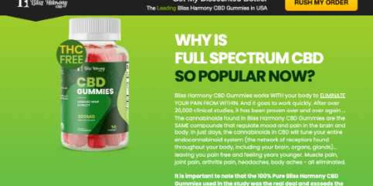Bliss Harmony CBD Gummies USA Review 2025: Mild Relief or Hype?