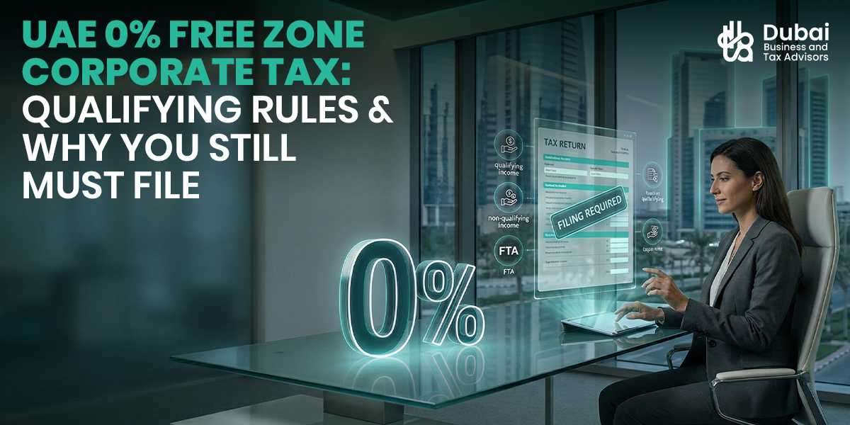 Qualifying as a Free Zone Person under UAE 0% Free Zone Corporate Tax and Your Filing Duties
