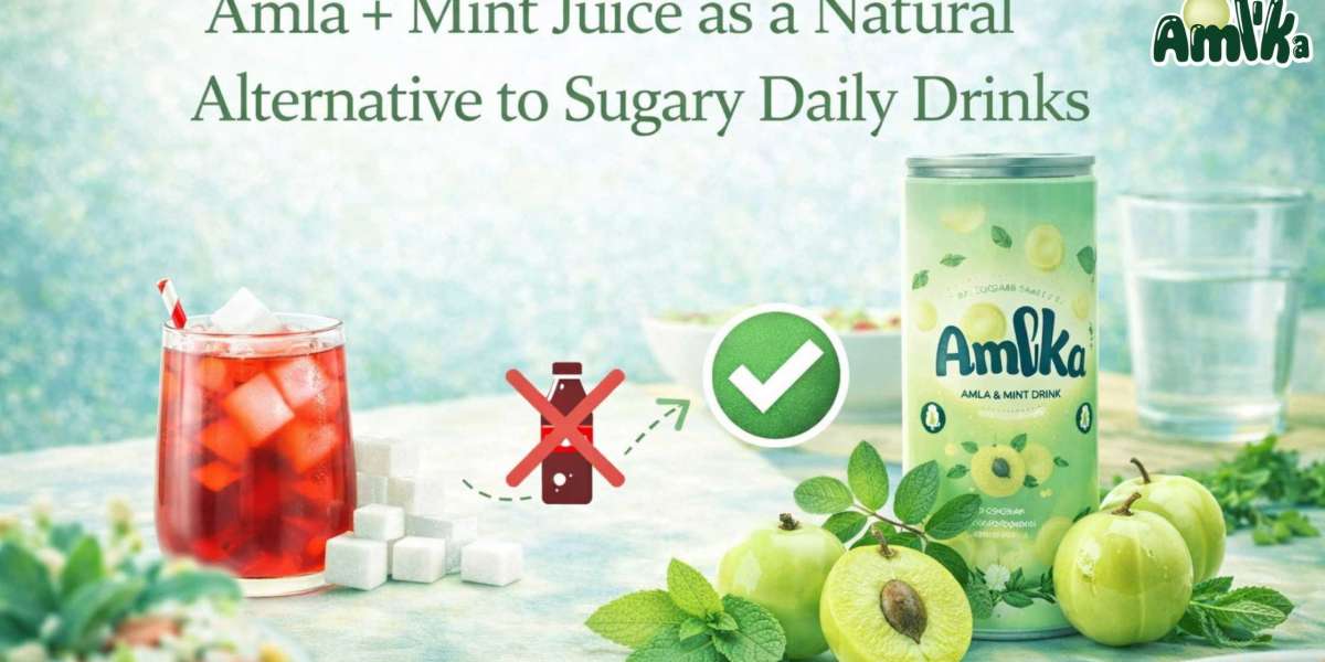 Amla + Mint Juice as a Natural Alternative to Sugary Daily Drinks