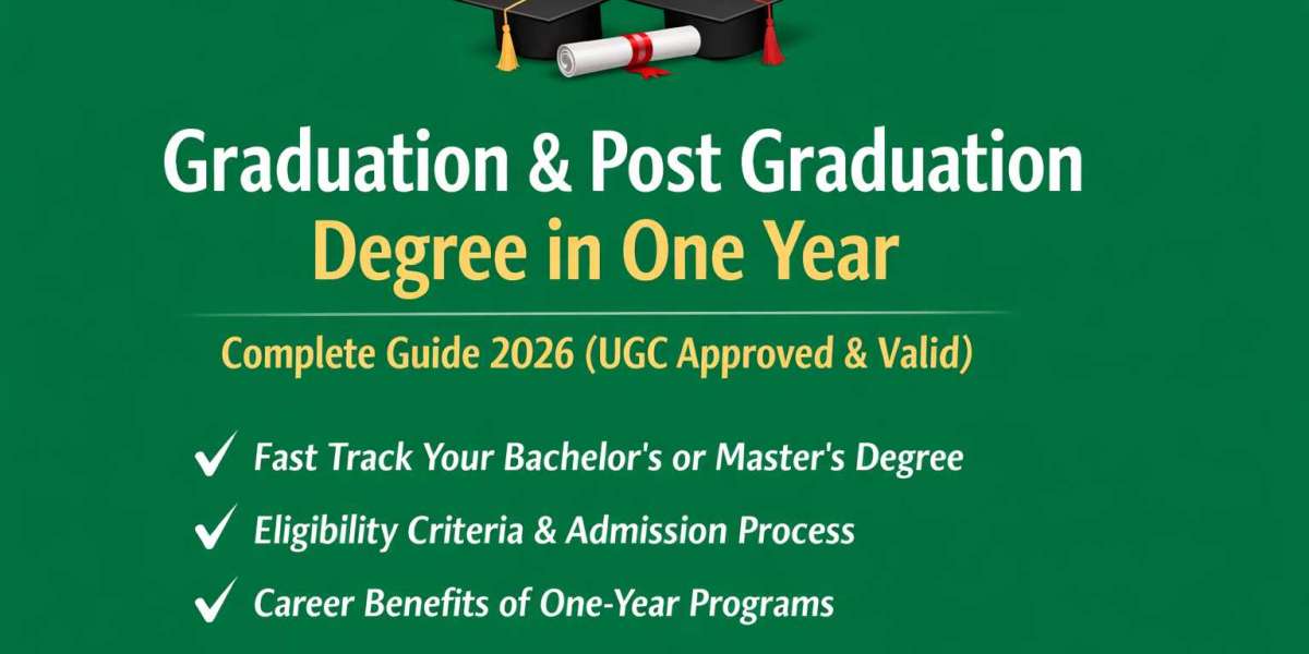 Graduation & Post Graduation Degree in One Year – UGC Approved Guide 2026