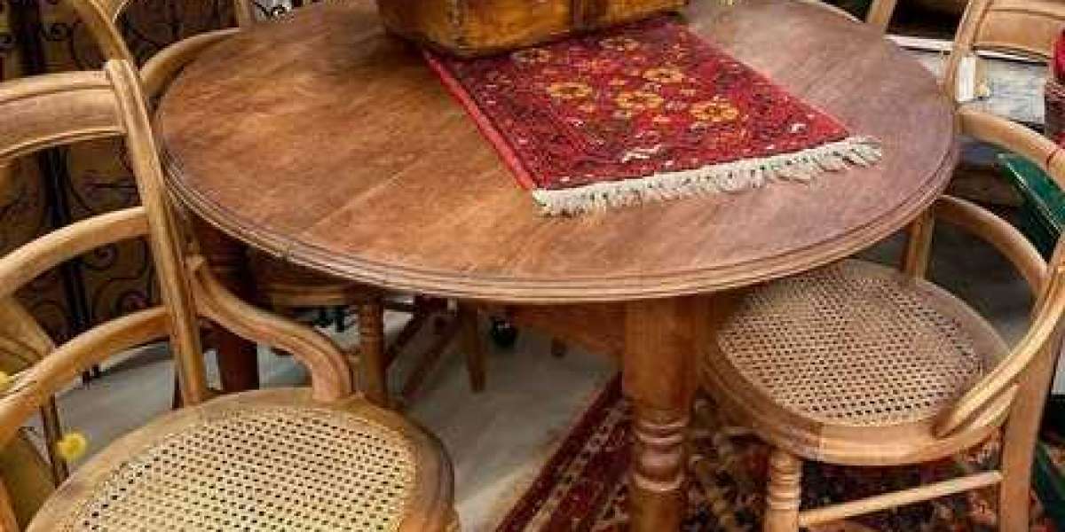 Elevate Your Home with Vintage Dining Table and Chairs