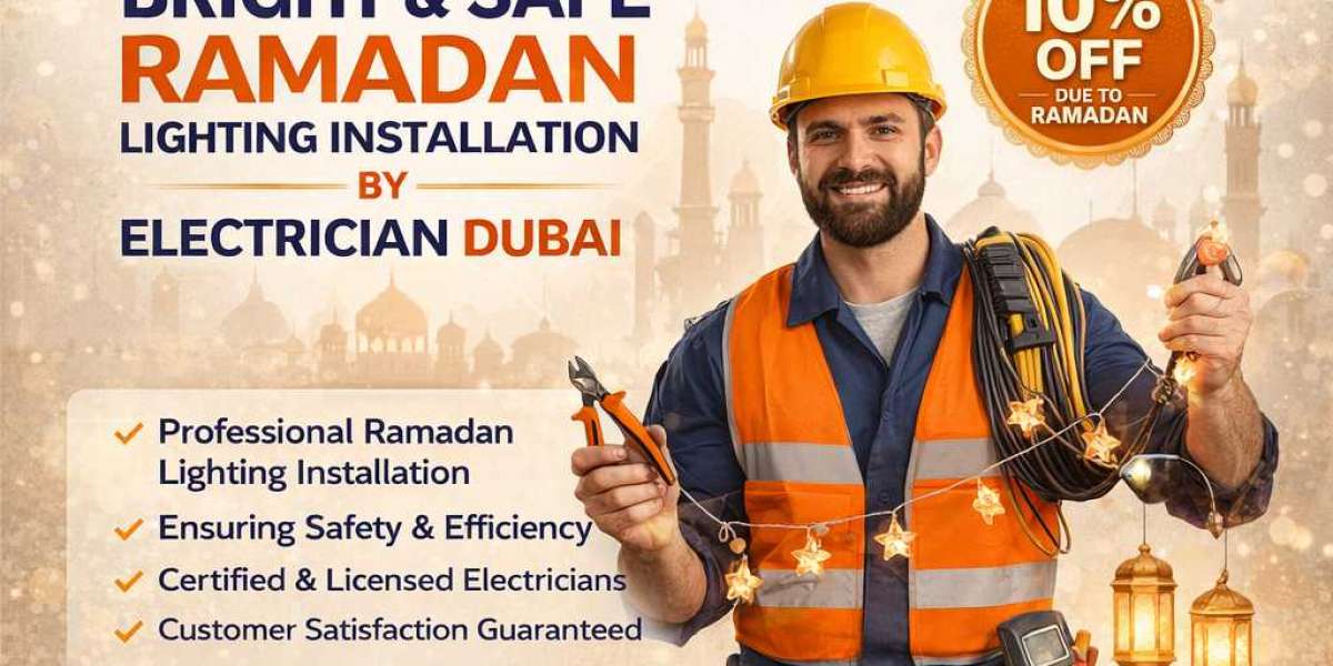 Bright & Safe Ramadan Lighting Installation by Electrician Dubai