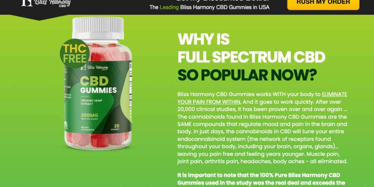 Bliss Harmony CBD Gummies USA Reviews – Calm & Sleep Support Tested