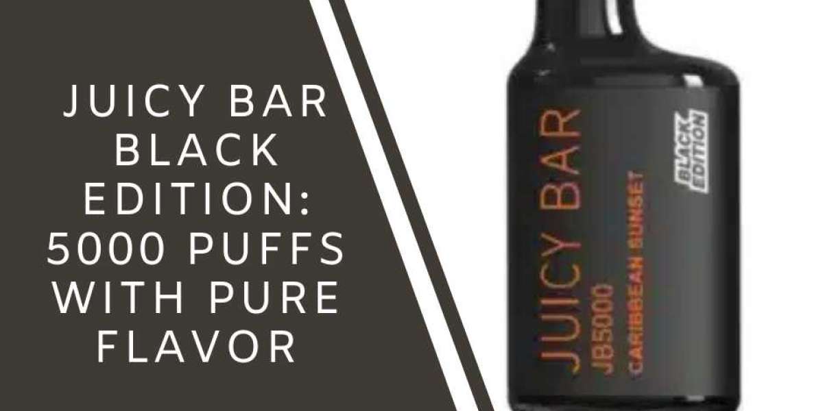 Juicy Bar Black Edition: 5000 Puffs with Pure Flavor