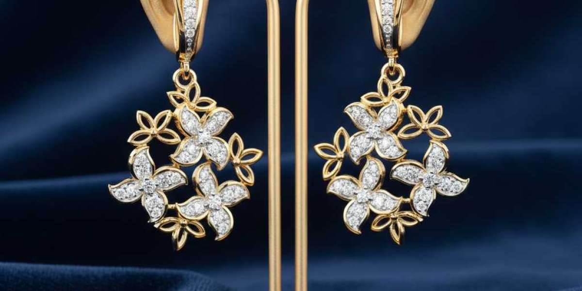 Elegant Yellow Gold Earrings Design Collection for Daily & Party Wear
