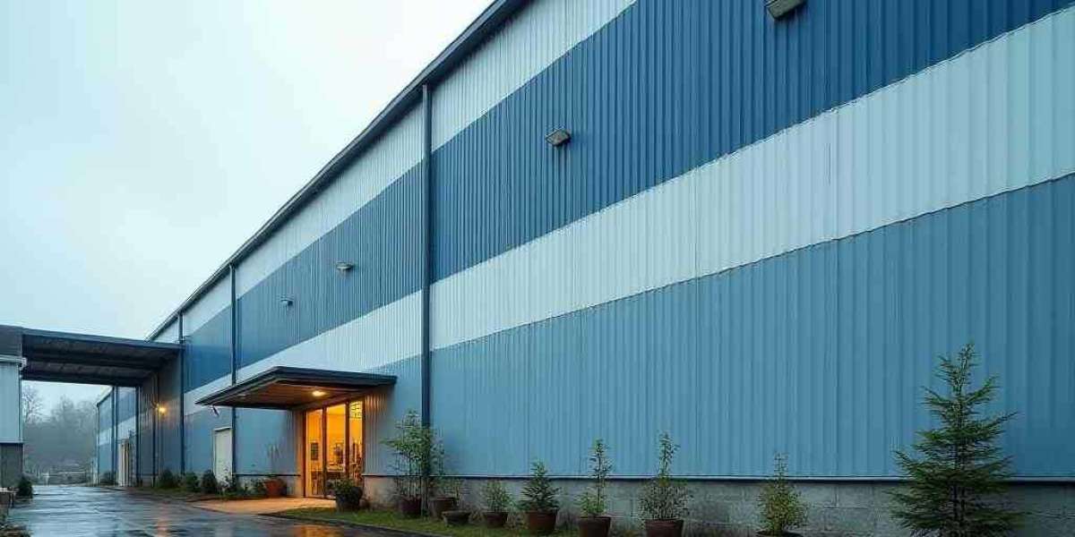 Modern Industrial Shed Structures for Large-Scale Production Units