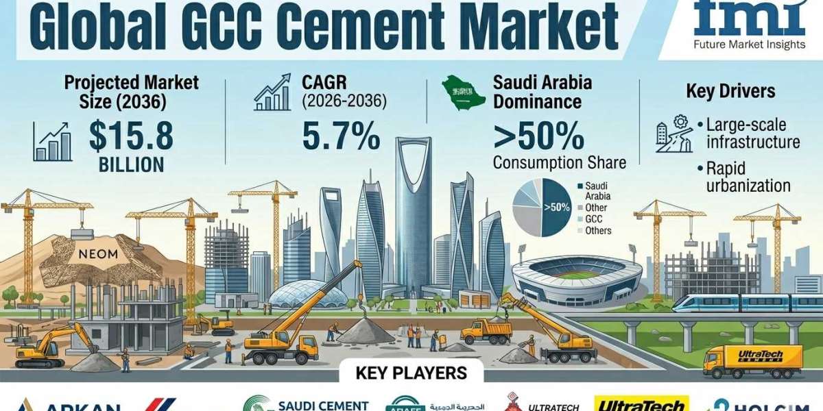 Global GCC Cement Market USD 15.8B by 2036: Saudi Dominance, Arkan, Cemex Lead