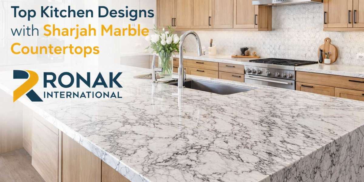 Top Kitchen Designs with Sharjah Marble Countertops