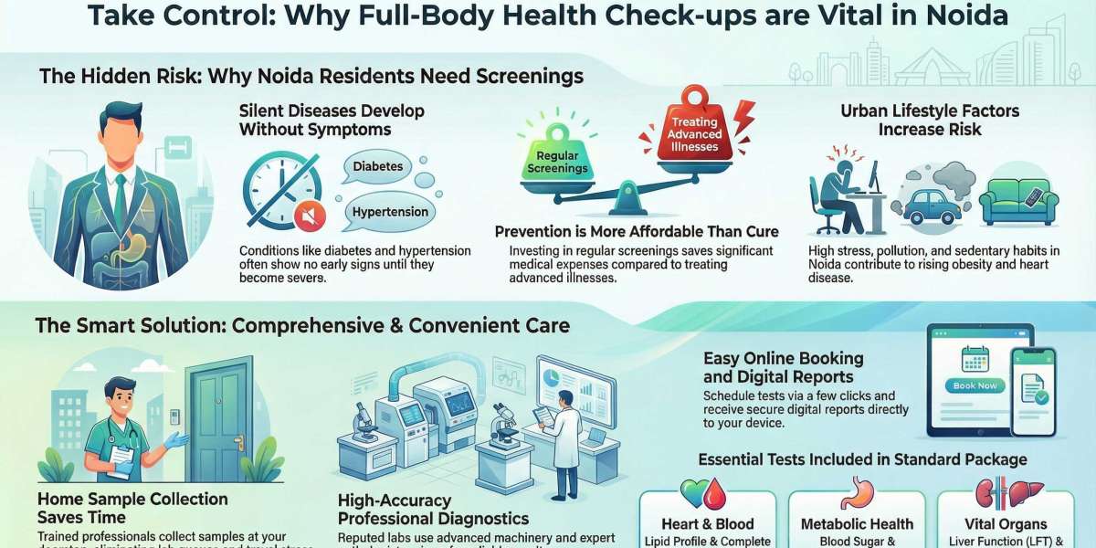 How Regular Blood Tests and Full Body Checkups in Noida Help in Early Disease Detection