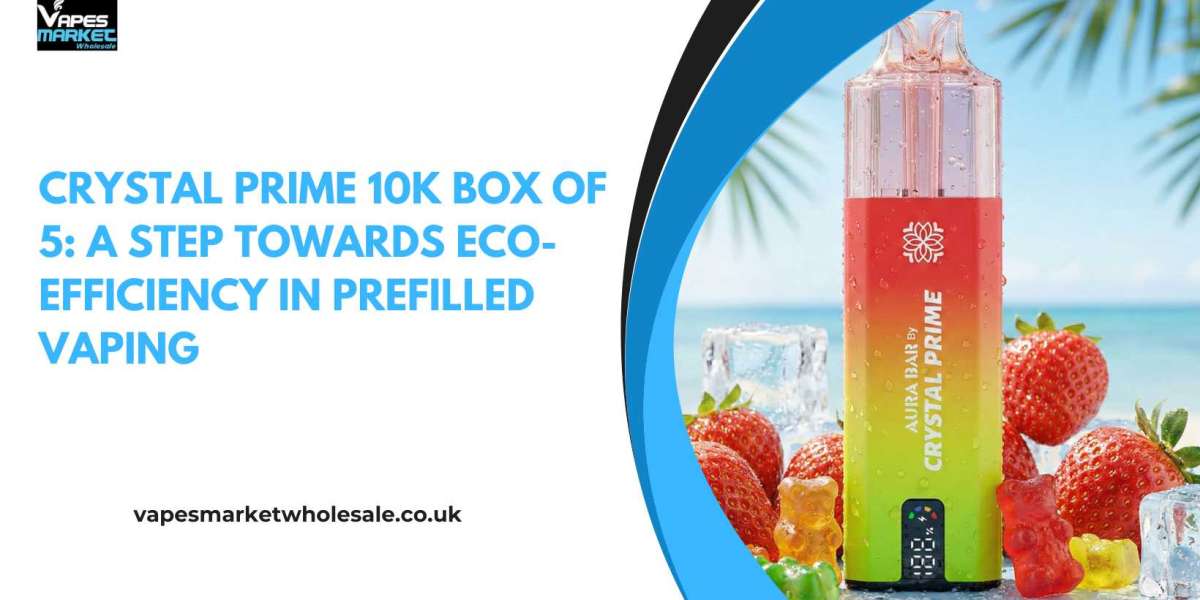 Crystal Prime 10K Box of 5: A Step Towards Eco-Efficiency in Prefilled Vaping