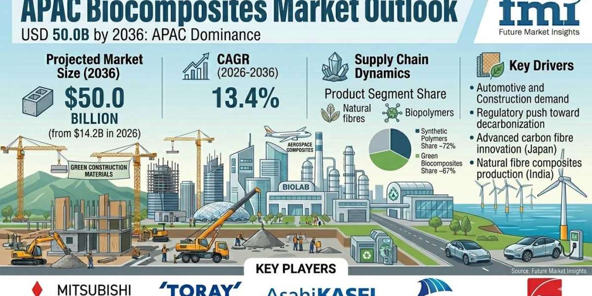 APAC Biocomposites Market Outlook 2026–2036: APAC Dominance Driven by Asahi Kasei, Mitsui