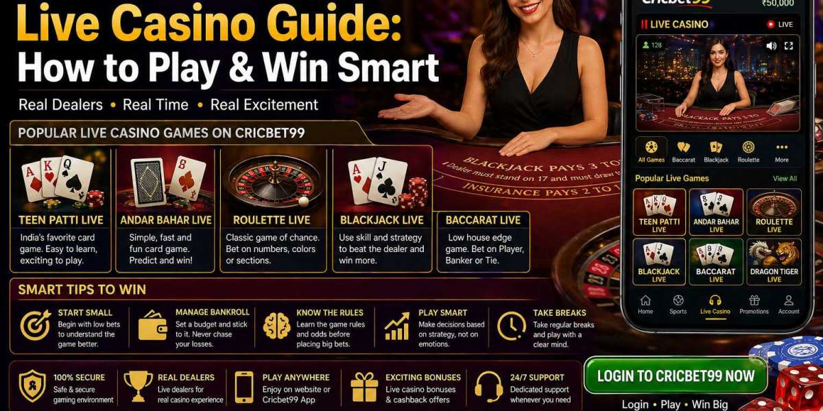 Cricbet99 Live Casino Guide – How to Play & Win Smart