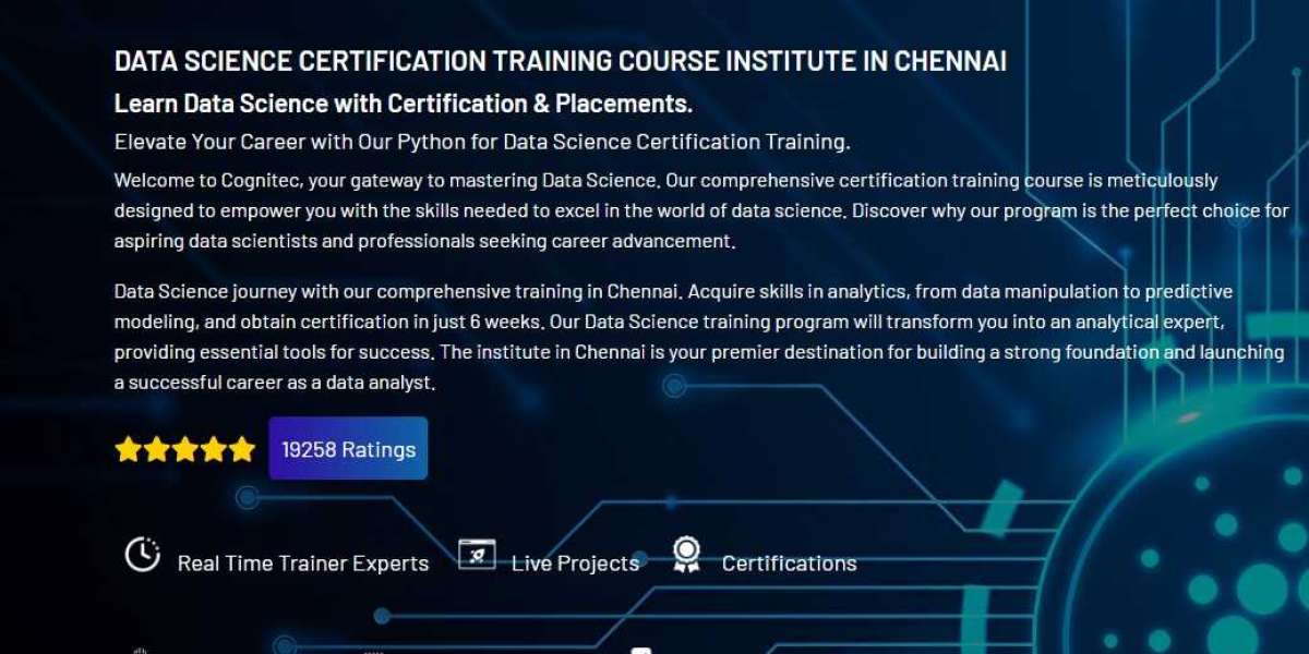 Cognitec is the most trusted best data scientist institute in chennai.