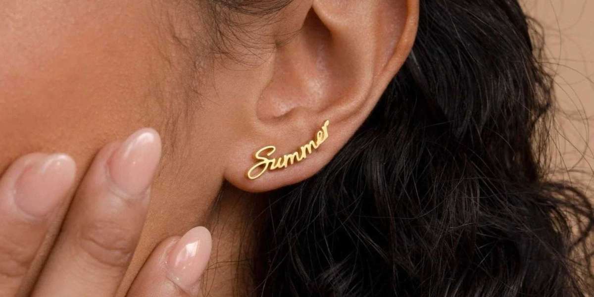 Name stud earrings: The Must-Have Personalized Trend Everyone Is Rushing To Own