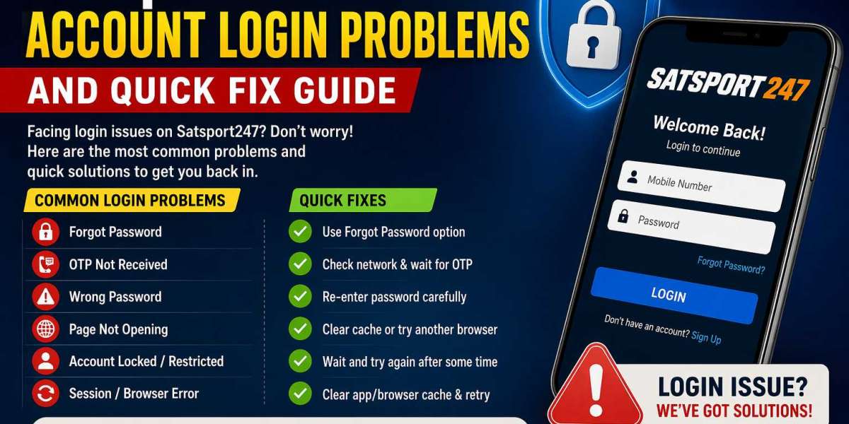 Satsport247: Account Login Problems and Quick Fix Guide