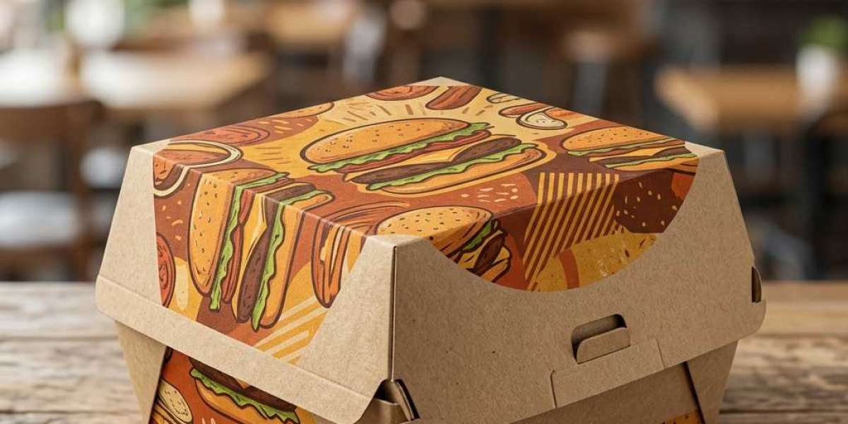 Custom Printed Burger Boxes with Logo | Wholesale Packaging