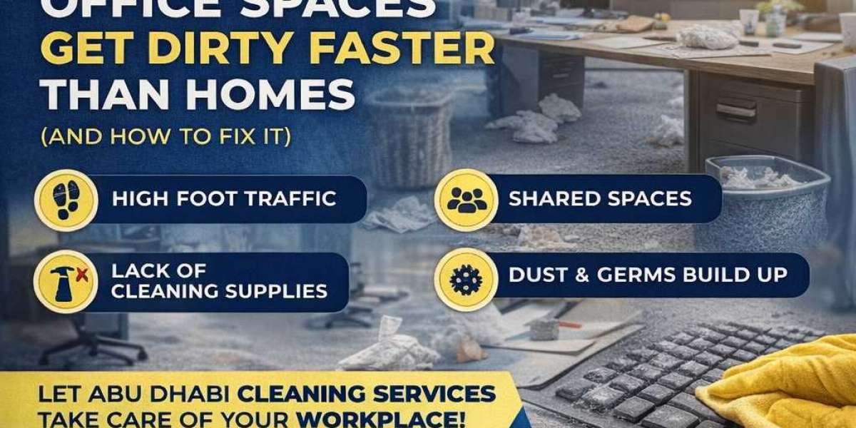 Why Office Spaces Get Dirty Faster Than Homes (And How to Fix It)