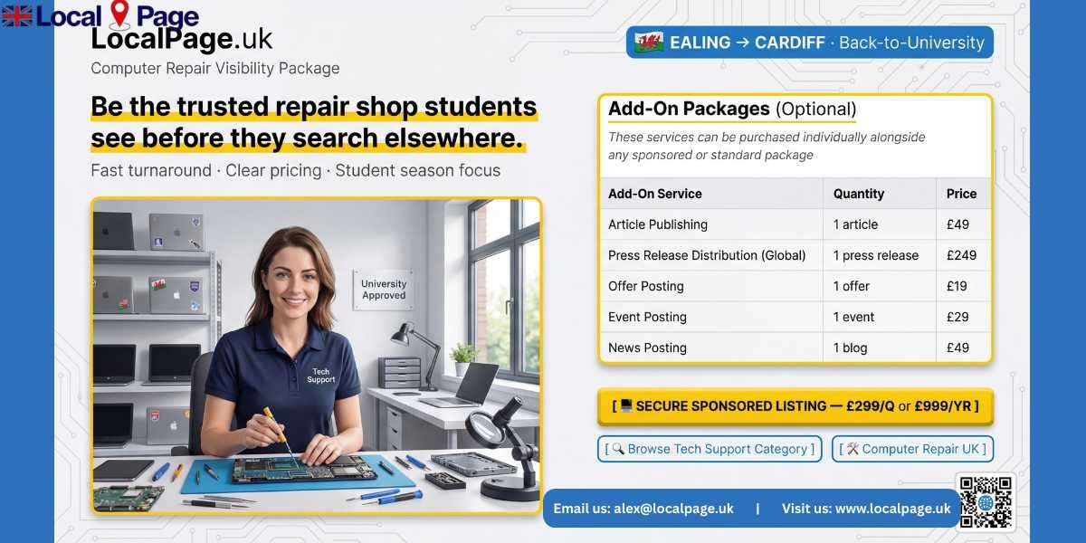 business listing packages UK for freelancers services