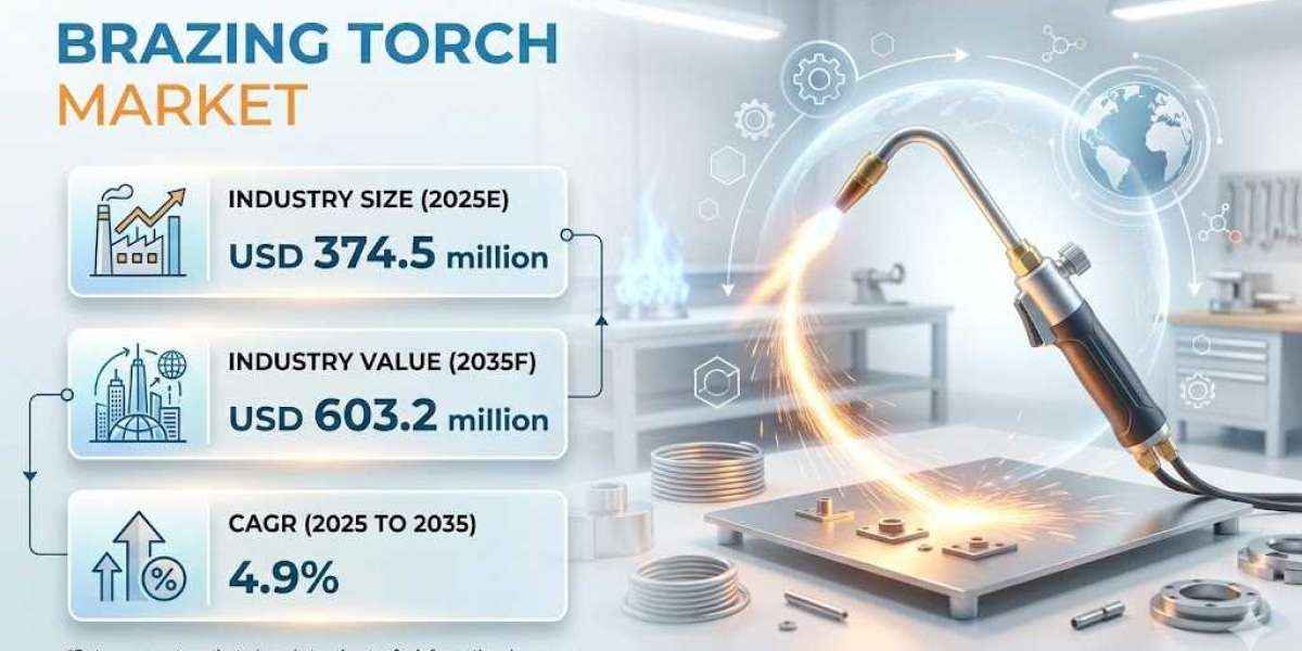 Brazing Torch Market Driving USD 603.2 million by 2035