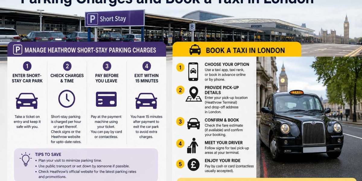How to Manage Heathrow Short-Stay Parking Charges and Book a Taxi in London