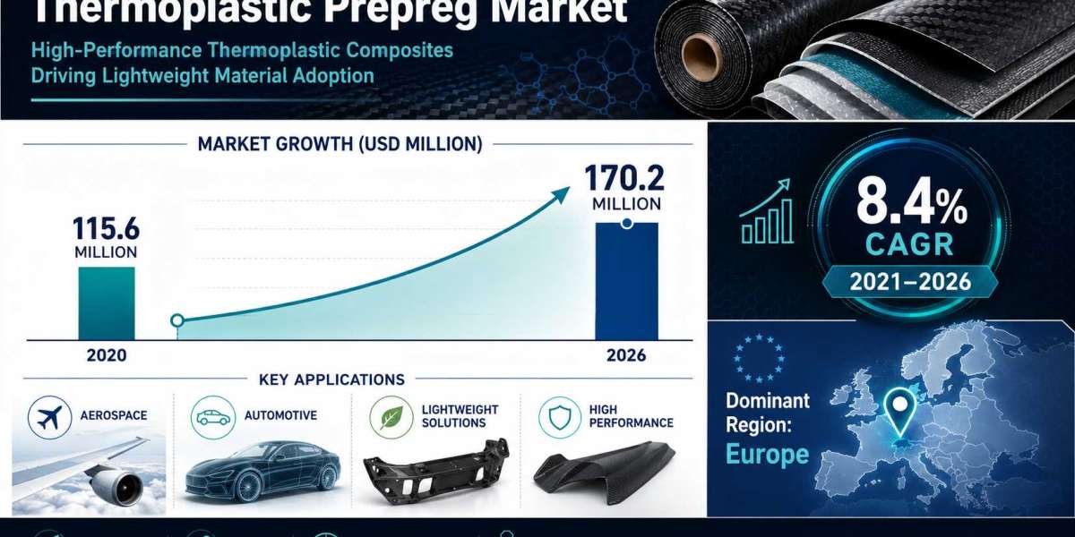 Thermoplastic Prepreg Market Share to Reach USD 170.2 Million by 2026 as Europe Maintains Dominance