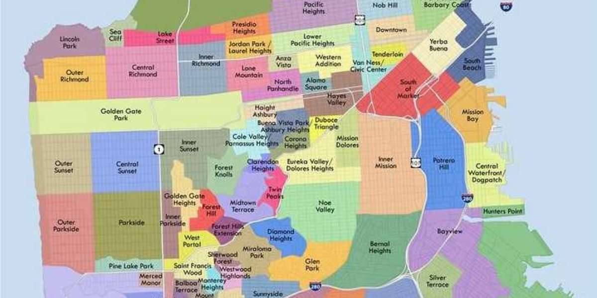 SF Neighborhood Map Guide for Exploring San Francisco Areas