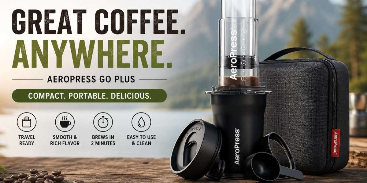 AeroPress Go Plus: The Ultimate Portable Coffee Maker for Travel & Everyday Brewing