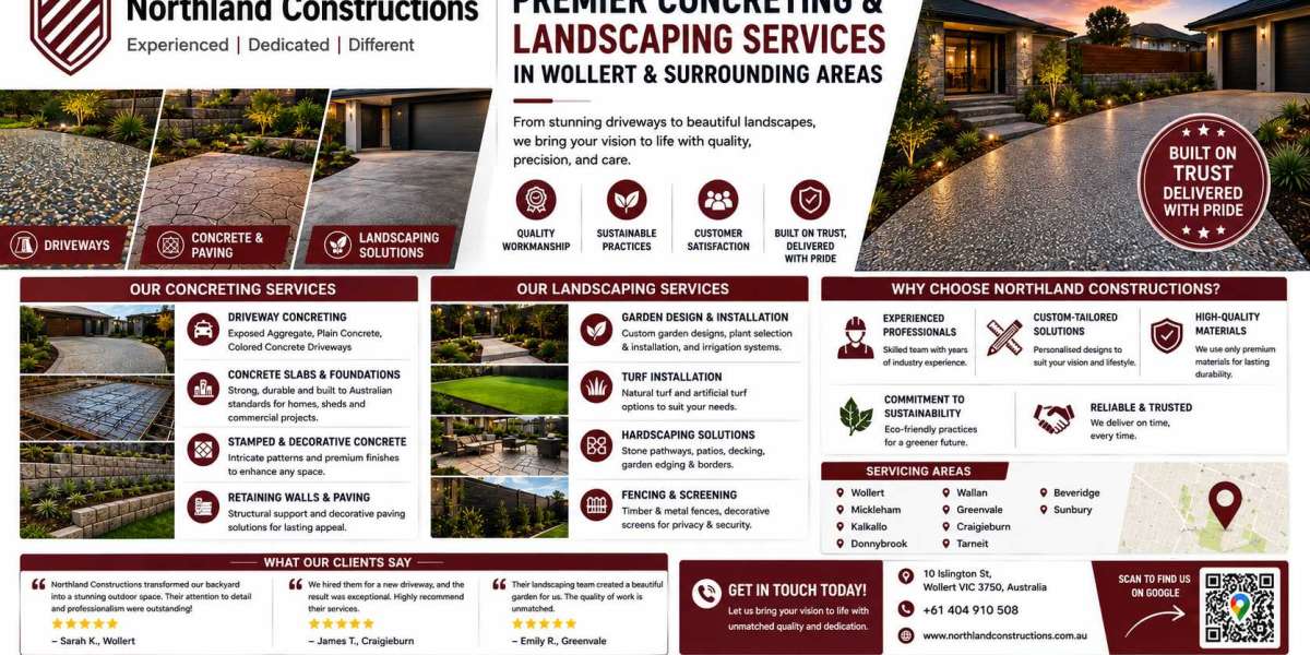 Northland Constructions: Premier Concreting and Landscaping Services in Wollert and Surrounding Areas