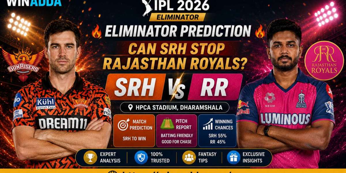 Winadda IPL 2026 Eliminator Prediction: Can SRH Stop Rajasthan Royals?