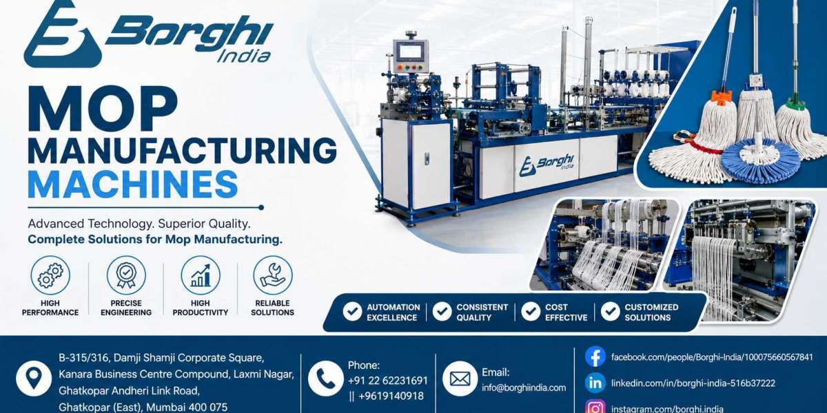 What Makes Mop Manufacturing Machines Essential For Fast Production