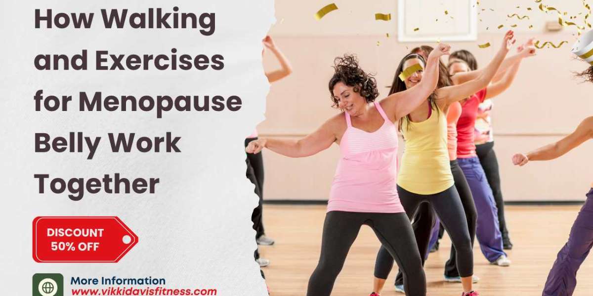 How Walking and Exercises for Menopause Belly Work Together